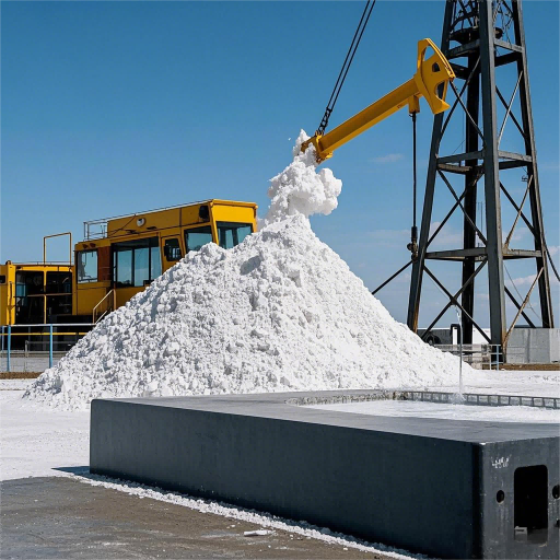 Forage du minerai de baryte